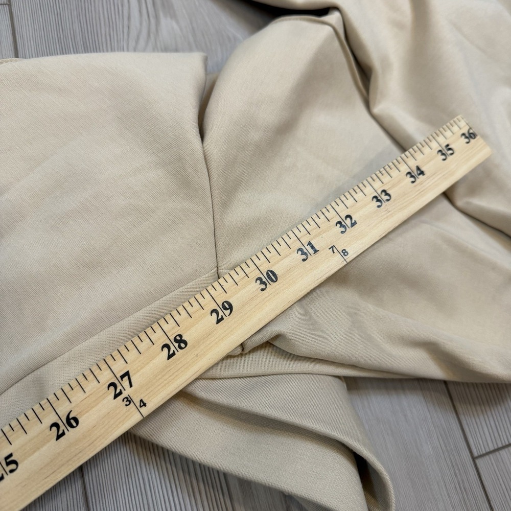 NWT Ruby Rd. Large Beige Pull On Pleated Pant Lat… - image 9